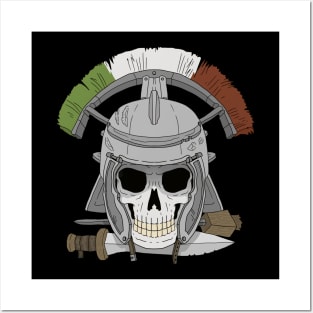 italy, roman empire skull. Posters and Art